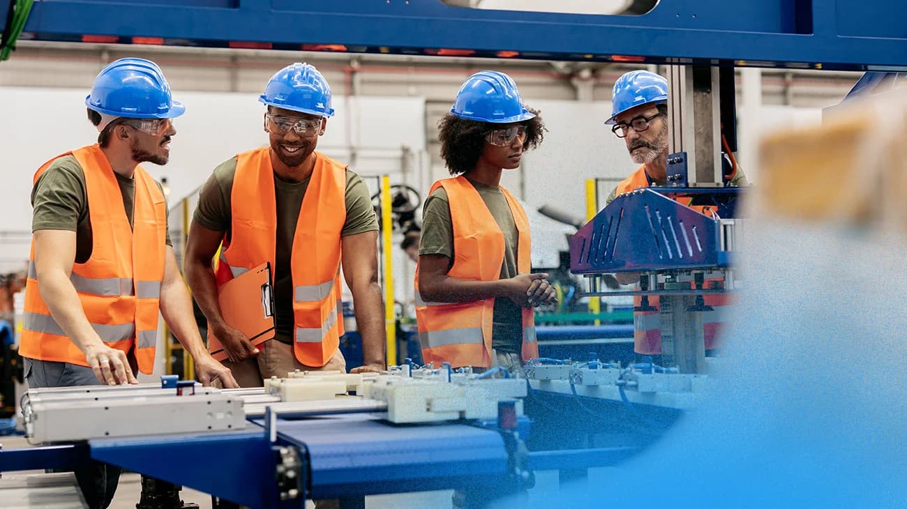 Manufacturing facility with safety compliance