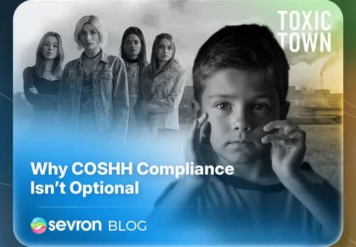 Industrial site representing chemical safety and COSHH compliance lessons from the Corby disaster