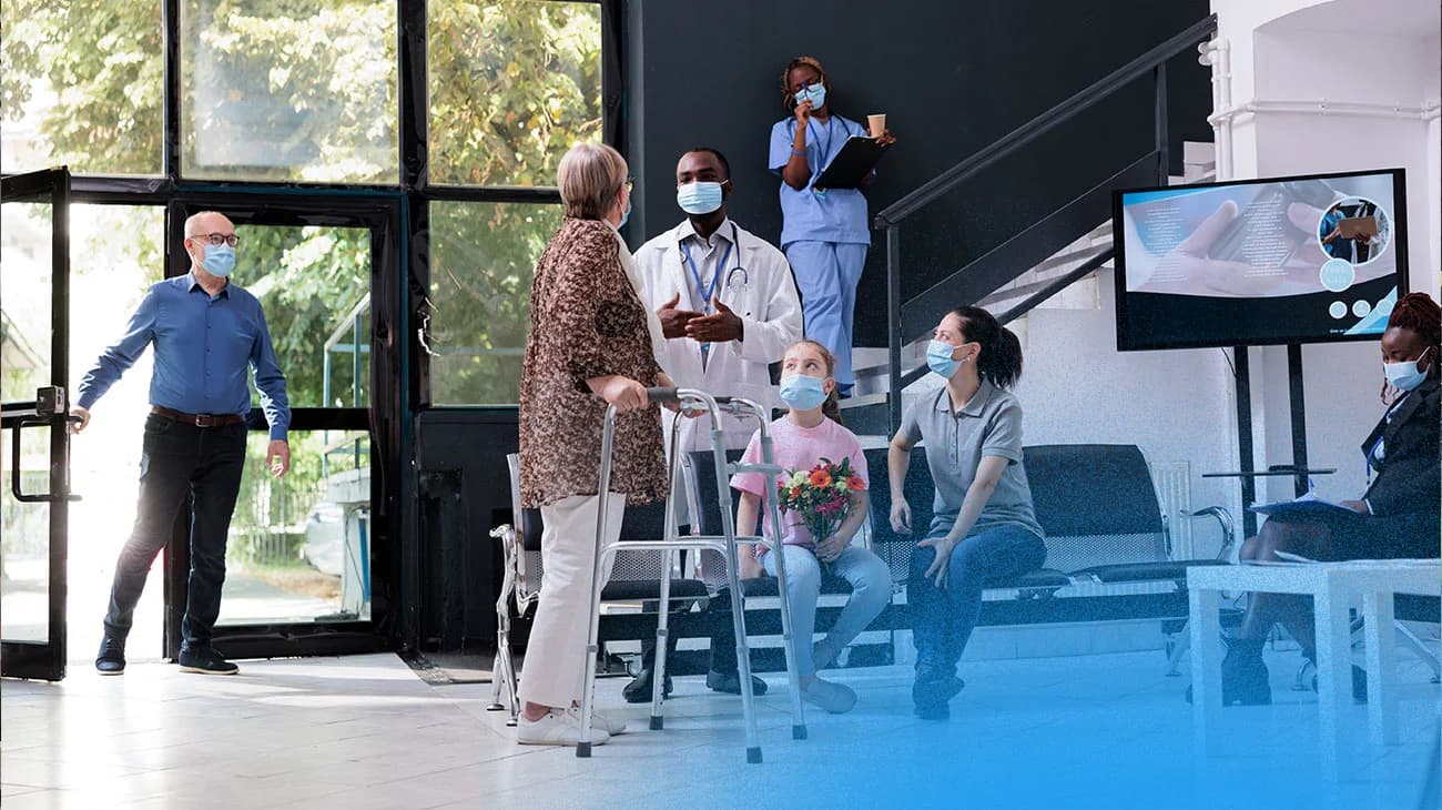 Healthcare facility with safety compliance