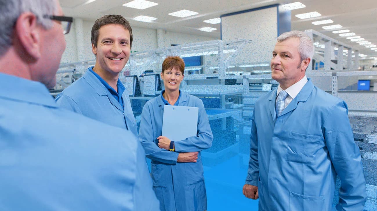 Multi-site director reviewing compliance across locations