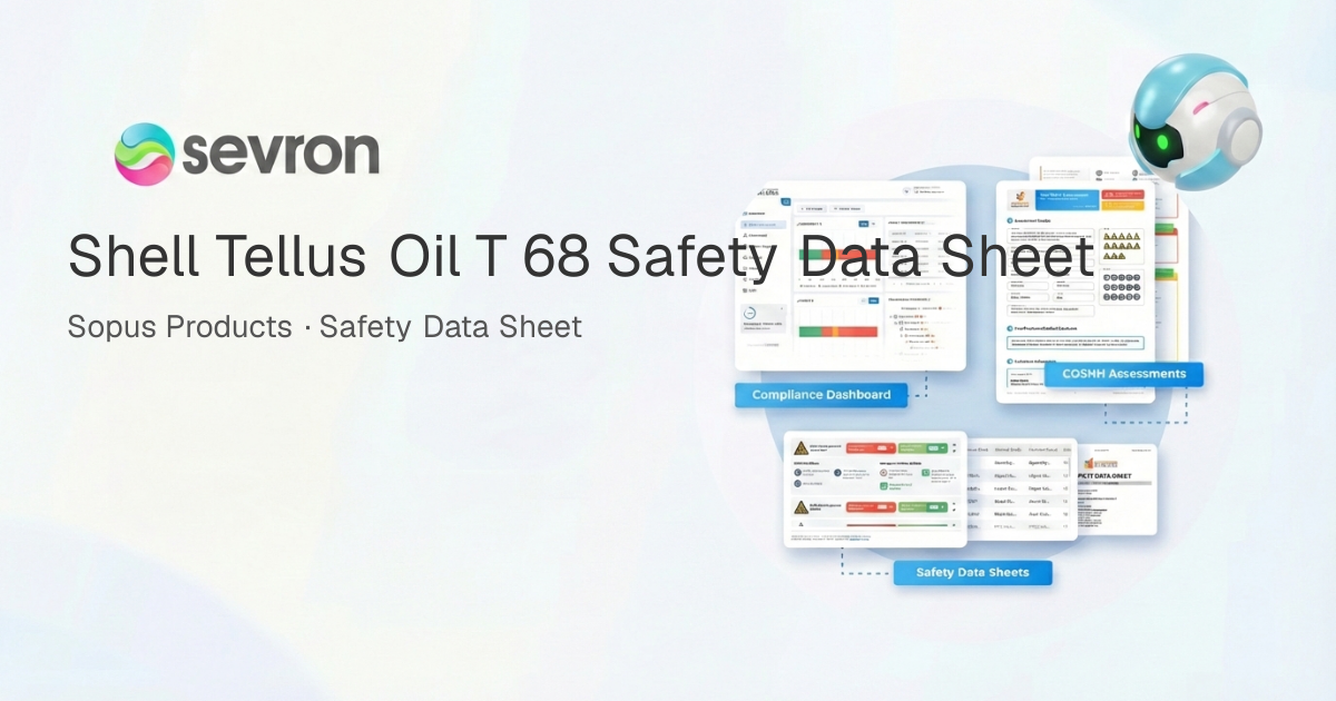 Shell Tellus Oil T 68 Safety Data Sheet | Sevron