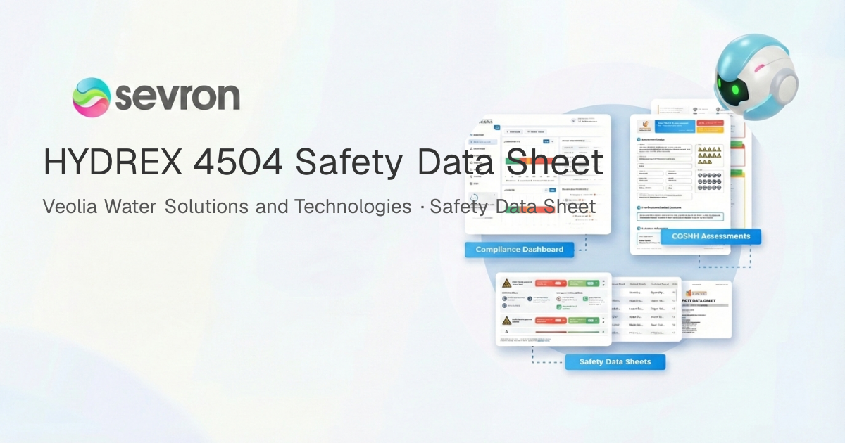 HYDREX 4504 Safety Data Sheet | Sevron